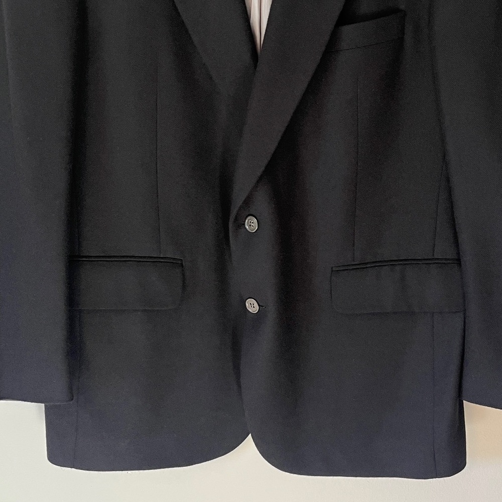 Loro Piana 100% Cashmere Blazer SAKS 5th Ave Black Size 46 **READ description** - Picture 4 of 16